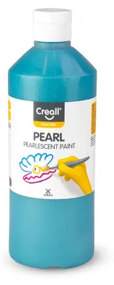 Zdjęcie produktu dla Farba akrylowa Creall Perlglanz, kolor niebiesko-zielony, pojemność 500 ml