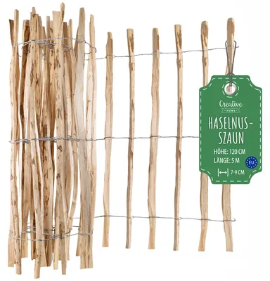 Productafbeelding van Creative Home houten schutting 120cm hoog en 5m lang, lamelafstand 7-9 cm