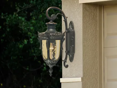 Produktbild von Außenbeleuchtung alte Lampen, antike Leuchte Lampenschirm Glas Wandlaterne Retro