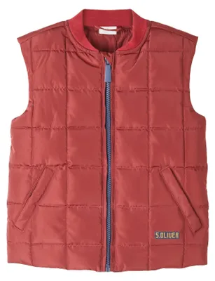 Productafbeelding van s.Oliver Junior, binnenvest voor jongens, rood, maat 92