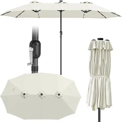 Zdjęcie produktu dla Parasol z oświetleniem LED – szeroki parasol