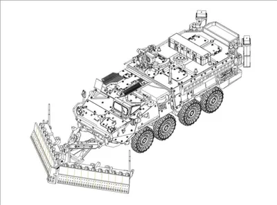 Obrázok produktu pre TRUMPETER TRU07427 M1132 Stryker Engineer Squad Vehicle s SMP&