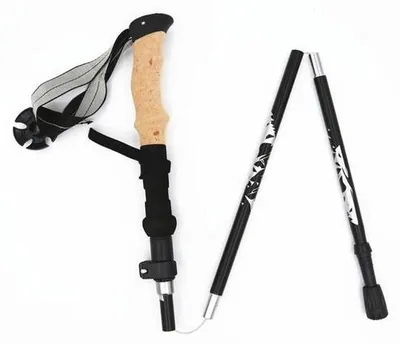 Produktbild von Klappbare Wanderstöcke 5-teilig mit Schockabsorption