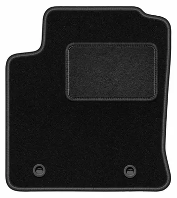 Obrázok produktu pre Velúrový koberec vodiča pre: Ford Focus MK1 FL 2001-2004 (hatchback/sedan/kombi) – 1 ks, čierny, na mieru – Wielganizator LUX