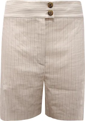 Produktbild von 6086Av Bermuda Donna Pinko Loquace Frau Leinen Mischung Shorts