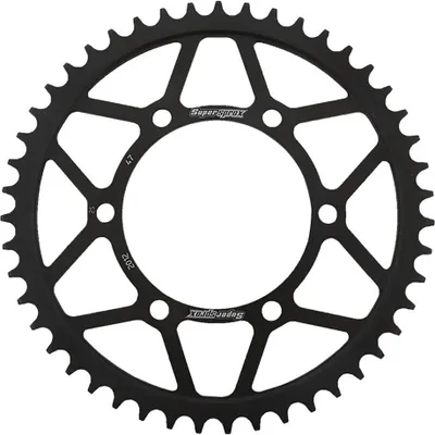 Obrázek produktu pro Ocelové řetězové kolo Supersprox 525 - 47T (černé) RFE-2012:47-BLK|ID 106,0 LK 125,0 6 děr