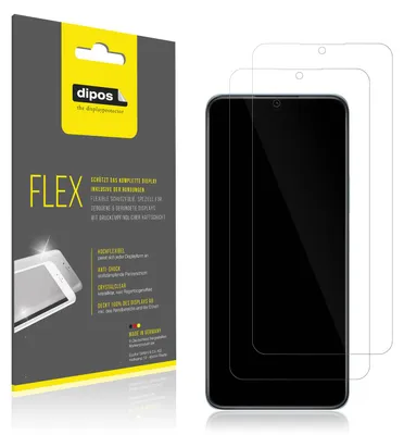 Obrázek produktu pro 3x ochranná fólie pro Vivo Y55s 5G, 100% pokrytí displeje, dipos Flex