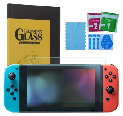 Produktbild von Panzer Schutzfolie / Display-Schutzglas 9H für Nintendo Switch