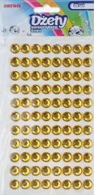 Obrázek produktu pro Dżety samoprzylepne złote 8 mm 88 sztuk