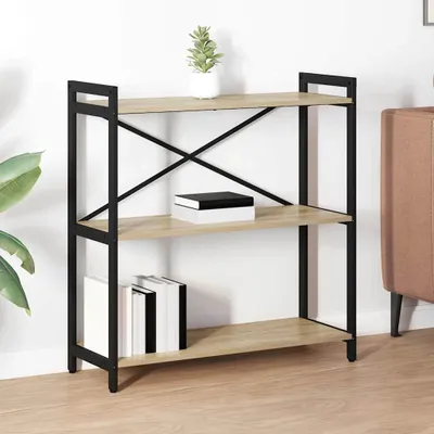 Obrázok produktu pre Maison Exclusive – Knihovňa, 80 x 30 x 85 cm, drevotrieska, Imitácia dub Sonoma
