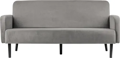 Produktbild von PAPERFLOW 3-Sitzer Sofa LISBOA grau schwarz Stoff