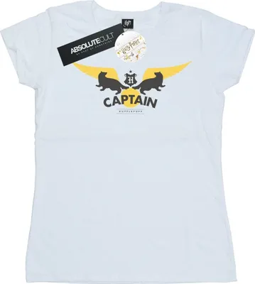 Produktbild von Harry Potter - "Hufflepuff" T-Shirt für Damen BI23772 (XL) (Weiß)