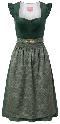 Produktbild von Dirndl Kalenia 70cm Länge dunkelgrün 40