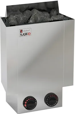 Immagine prodotto di Stufe per sauna Sawo Nordex Mini 3,6 kW in acciaio | con comando integrato | NRM-36NB-Z