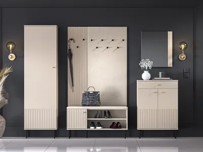 Produktbild von Garderobe Garderoben Set 6-teilig ALVA 2 kaschmir
