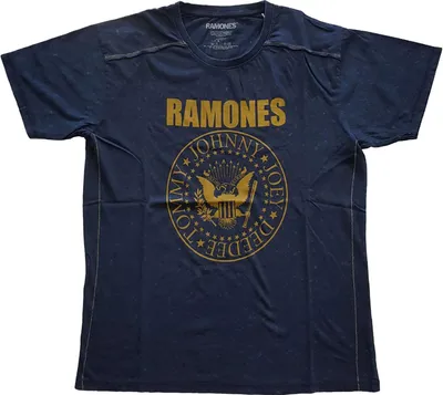 Produktbild von Ramones - "Wash Collection" T-Shirt für Herren/Damen Uni RO1665 (S) (Marineblau)