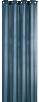 Produktbild von Elbersdrucke Ösenschal Lino 01 blau blickdicht 255x140 cm