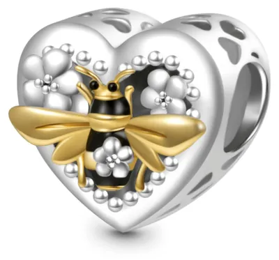 Produktbild von Gnoce Charm Bienen-Herz GNC088