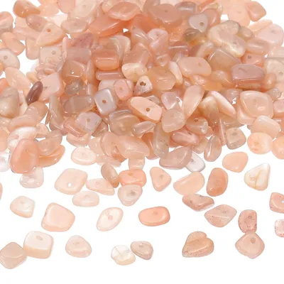 Chipsteinkugeln, Kunstkristall, 350 Stück, 5-8 mm, Grau-Rosa