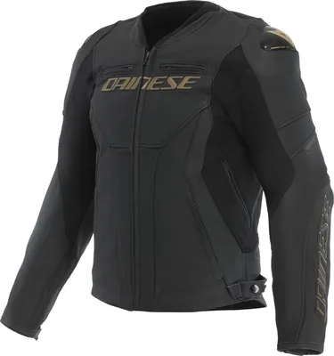 Produktbild von Dainese Racing 5 Motorrad Lederjacke, schwarz/gold, 46