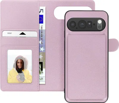 Immagine prodotto di Mayaxess, custodia a portafoglio per Pixel 10 Pro con cover magnetica staccabile, rosa