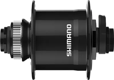 Zdjęcie produktu dla Dynamo piastowe Shimano DH-UR708-3, 36 otworów, do hamulców tarczowych, czarne