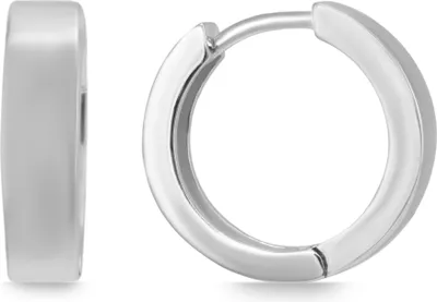 Produktbild von 925/- Echt Silber Klappcreolen "Maren", 925/rhodiniert