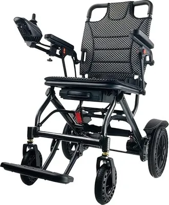 Produktbild von ByteteCpeak D04 Klapper elektrischer Rollstuhl - 500 W Motor, abnehmbarer 10AH -Akku, 20 km Reichweite, 150 kg Belastungskapazität, Suspension, punktg