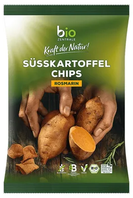 Obrázek produktu pro sladké bramborové lupínky rozmarýnové křupavé, pikantní a lahodné 75g