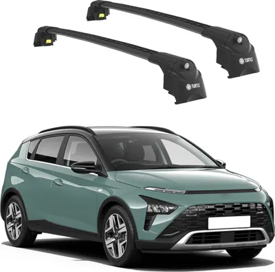 Produktbild von TURTLE DACHTRÄGER AIR-2 , Schwarz HYUNDAI BAYON BC3 CUV 2021 2022 2023 2024 SUV