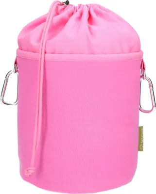Produktbild von Wäscheklammerbeutel Canvas mit 2 Karabinerhaken - Pink-Rosa