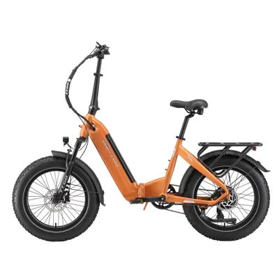 Produktbild von TTGO F6 Boost Fat E-Bike 20 Zoll Elektro Fahrrad 48V 18Ah Akku 250W Drehmomentsensor Federgabel Hydraulische Scheibenbremsen Orange