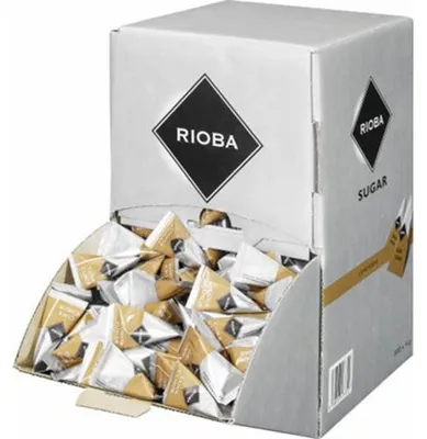 Image de Sucre de canne en morceaux, 1 kg - Rioba