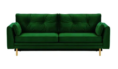 Produktbild von SLF24 - Schlafsofa mit Bettkasten Amelia - dunkelgrün - Velluto 10