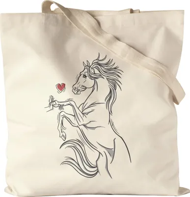 Produktbild von Pferd Stoffbeutel Jutebeutel Canvas Pferdehufe Pferdeliebhaber Pferde Pferdeflüsterer Reiten Pony Hobbie Liebe Freiheit