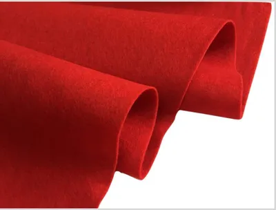 Bastelfilz, 2 mm, 102 cm breit, 100 % Polyester, rot, 1 m