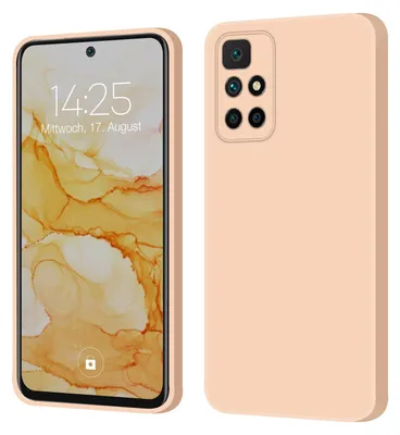 Produktbild von Hülle für Xiaomi Redmi 10 Case Cover Bumper Smartphone Softgrip Schutzhülle Farbe: Rosa