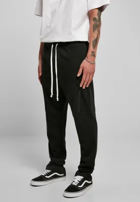 Obrázek produktu pro Kalhoty Urban Classics Low Crotch Cargo Sweatpants black - M