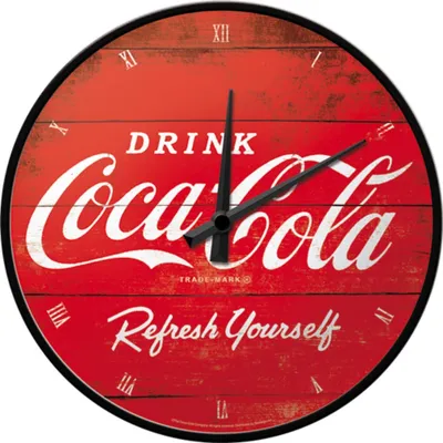Immagine prodotto di Vintage Uhr Coca-Cola Logo Rosso Rinfrescarsi