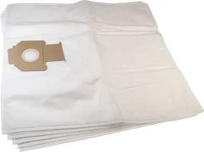Produktbild von vhbw 5x Staubbeutel kompatibel mit Nilfisk Attix Gallon, 590, 560, 550 Staubsauger - 41,5cm x 31,5cm Weiß