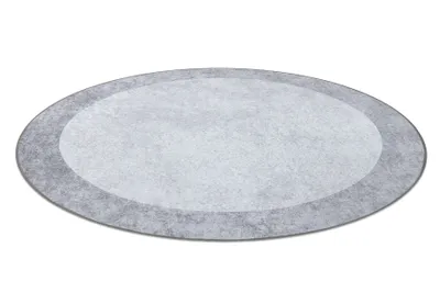Produktbild von MIRO 51648.802 Kreis Waschteppich Marmor Anti-Rutsch - hellgrau  Grau rund 100 cm