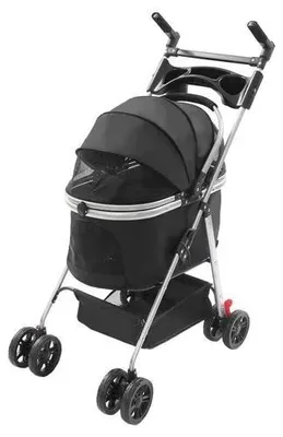 Immagine prodotto di Trasportino per animali domestici, adatto a cani e gatti - Passeggino pieghevole per animali domestici - Carrello per animali domestici fino a 12 kg - Passeggino leggero per cani - Trasportino per gatti