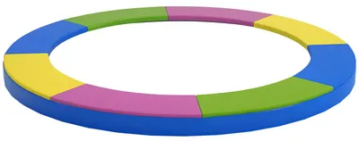 Produktbild von SPORTNOW Trampolin Randabdeckung Ø244 cm Trampolin Randschutz mit UV Schutz Bunt