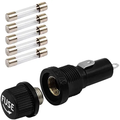 Produktbild von VLTG Unterputz-Sicherungshalter 5x20mm 100mA T träge 5 Glassicherungen