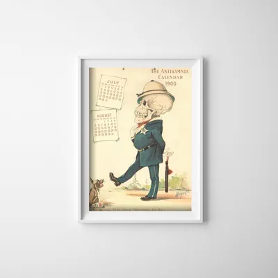 Produktbild von Poster - Canvas - Leinwand - 42 cm x 59,4 cm - Kalender Antikamnia