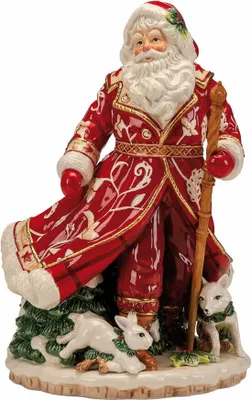 Immagine prodotto di Goebel Santa mit Wintertieren (Figur, Steingut)