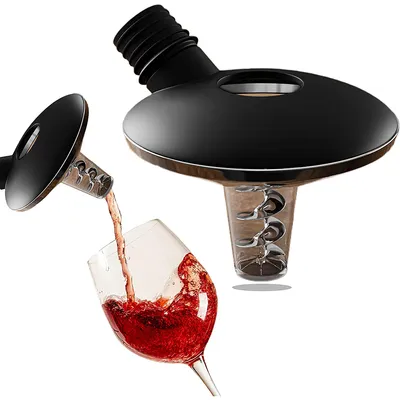 Produktbild von OxyTwister Weinbelüfter und Ausgießer - Weinausgießer, Dekanter und Belüfter - Weinzubehör für Sommeliers