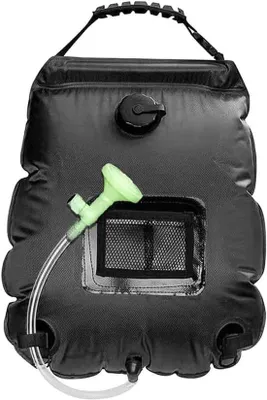 Produktbild von Tragbare Solar-Campingdusche 20 Liter – Außendusche mit Warmwasser – Temperaturanzeige – ideal zum Camping – Luxento