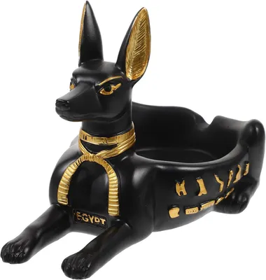Produktbild von Dekorative Schmuckschale in Hundeform aus Kunstharz mit Ablagefach für Ringe, Armbänder und Ohrringe