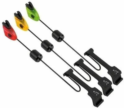 Image de Fox Fishing MK3 Swinger 3 Rod Set Red-Orange-Green Bite Indicator
